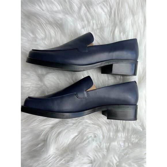 🆕Franco Sarto Women's Bocca Loafers Blue Slip-On Size 9.5 Casual Flats - Picture 3 of 10